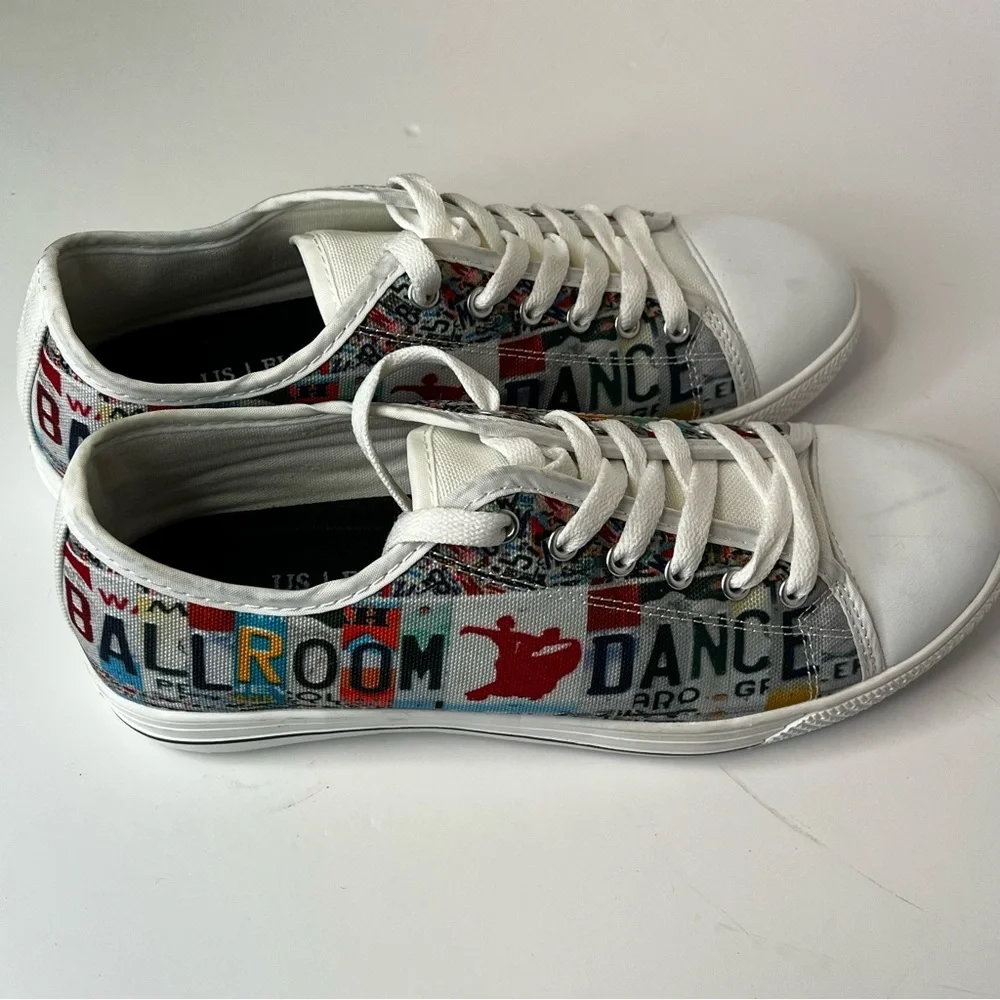 Live Love Dance Graphic Shoes For Men(7) & Women (9) - Picture 3 of 11